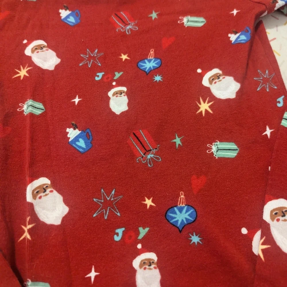 Wondershop Red Santa Kids Pajama Set